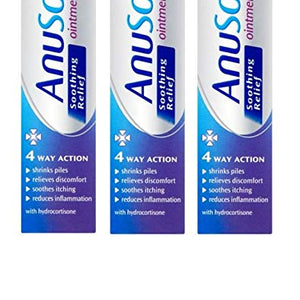 Anusol Soothing Relief Ointment 15g - 3 Pack