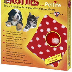 Pet Hottie With Red/White Fleece Cover | Petlife International Ltd