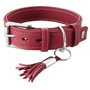 Collar Cannes 50 Burgundy, Leather | Hunter