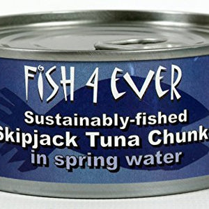 Fish 4 Ever | Skipjack Tuna Chunks In Spring Water | 6 x 160g