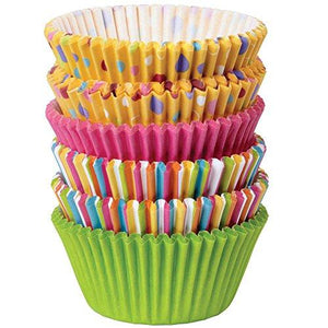 Wilton 415-8121 150/Pack Baking Cup, Dots/Stripes, Standard
