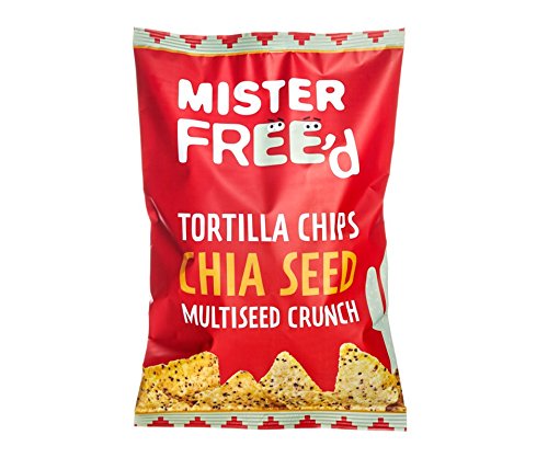Mister Free'D Tortilla Chips with Chia Seed, 135 g, Pack of 12