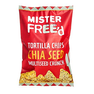 Mister Free'D Tortilla Chips with Chia Seed, 135 g, Pack of 12