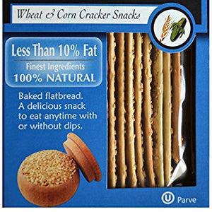 No-No Flatbread Sesame 125 g (Pack of 12)