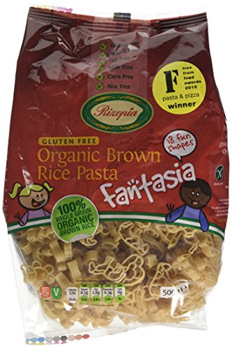 Rizopia Organic Brown Rice Fantasia Pasta 500 g (Pack of 3)