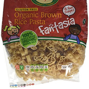 Rizopia Organic Brown Rice Fantasia Pasta 500 g (Pack of 3)
