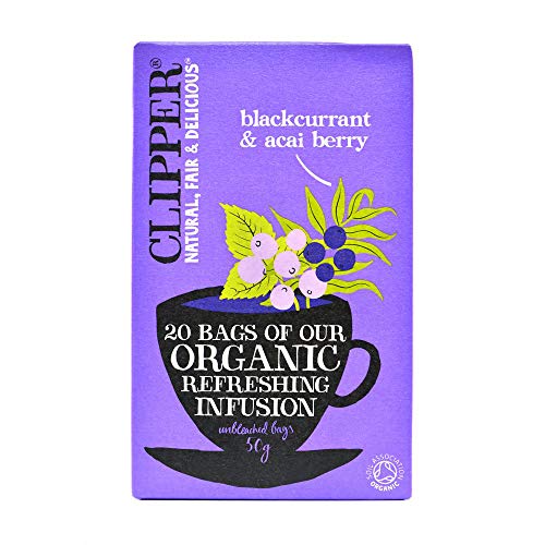 Clipper Organic Infusion Blackcurrant and Acai Berry 20 Teabags
