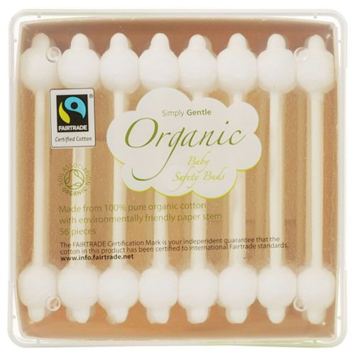 Simply Gentle Organic Cotton Baby Safety - Pack of 56 Buds