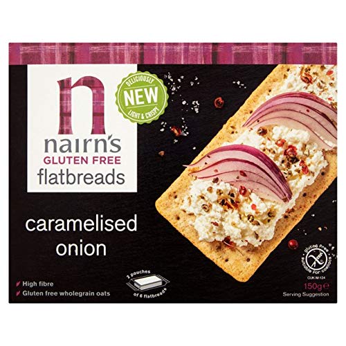 Nairn's Gluten Free Caramelised Onion Flatbreads, 150 g