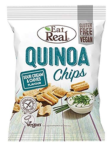 Eat Real Hummus Chips Sour Cream Chives 135g (Pack of 10)