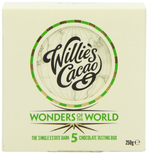 Willie's Cacao 5 Wonders of The World 5 x 50g Cacaos in Gift Box (Total 250 g)
