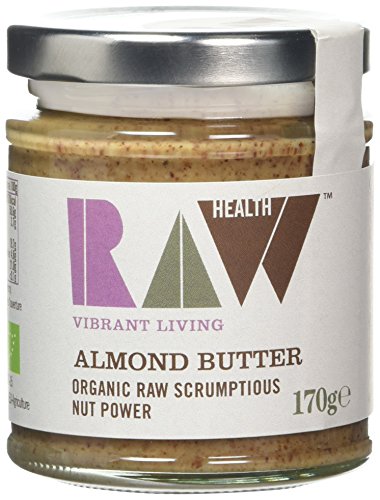 Raw Health Organic Whole Almond Butter 170g (Pack of 2)
