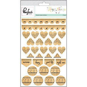 Pinkfresh Studio Happy Things Veneer Stickers-
