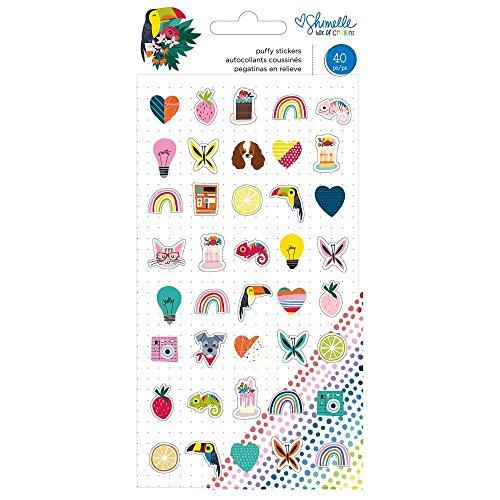 Shimelle 346616 Puffy Stickers, Multicolor