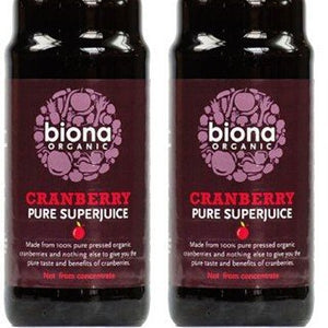 Organic Pure Cranberry Juice (750ml) x 2 Pack Deal Saver