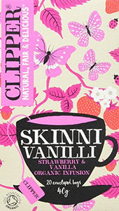 Clipper Skinni Vanilli Strawberry and Vanilla 20 Envelopes