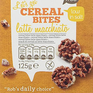 Consenza Gluten Free Latte Macciato Cereal Bites 125g (Pack of 6)