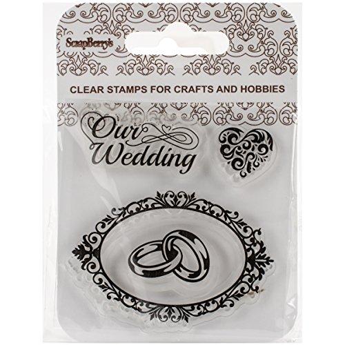 Scrapberry'S Clear Stamps 2.7"X2.7"-Our Wedding