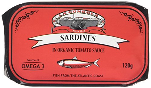 La Gondola Sardines in Organic Tomato 120 g (Pack of 5)