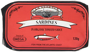 La Gondola Sardines in Organic Tomato 120 g (Pack of 5)