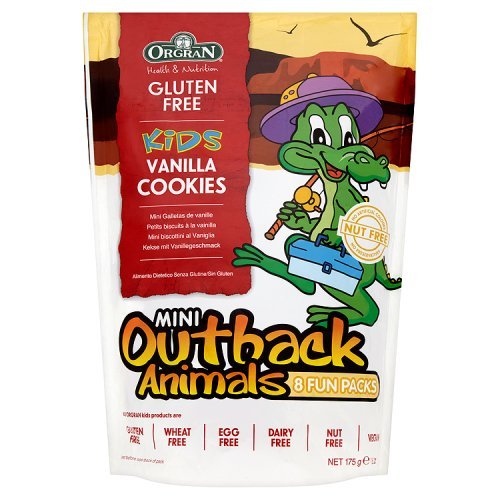 Orgran Mini Outback Animal Vala Cookies Multi Packs, 175g