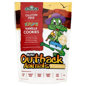 Orgran Mini Outback Animal Vala Cookies Multi Packs, 175g