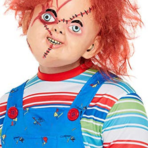 Smiffys 50264 Officially Licensed Chucky Latex Mask, Men, Brown