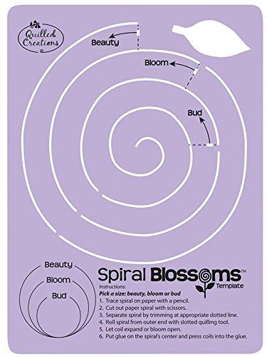 Quilled Creations Spiral Blossom Template