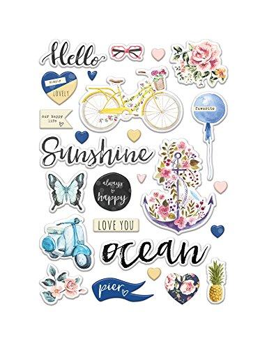 Prima Marketing St. Tropez Puffy Stickers