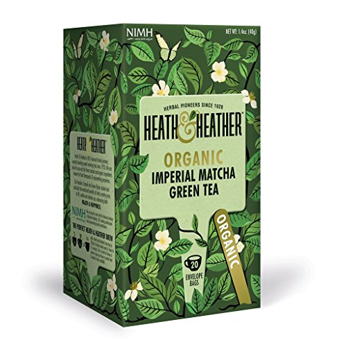 Heath & Heather Organic Imperial Matcha & Green Tea - 20 Bags