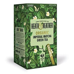 Heath & Heather Organic Imperial Matcha & Green Tea - 20 Bags
