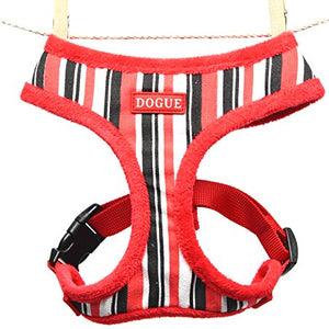 Striped Harness Red Large