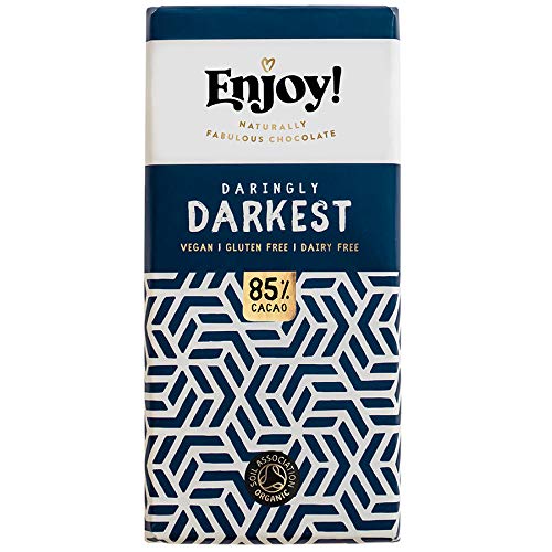 Enjoy! Dark 85% Chocolate Bar 70g (Pack of 12)