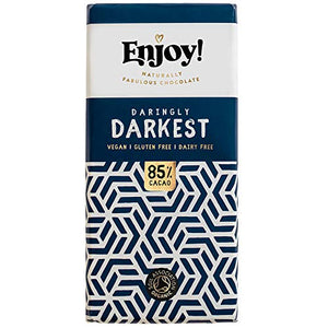 Enjoy! Dark 85% Chocolate Bar 70g (Pack of 12)