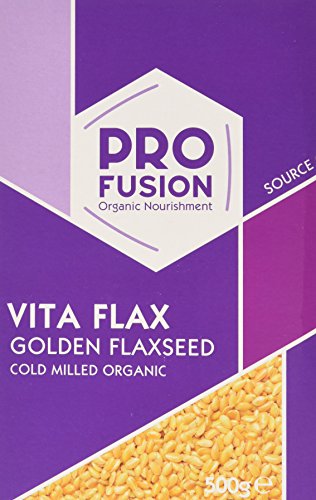 Profusion Organic Vita Flax Golden Flaxseed 500g (Pack of 3)
