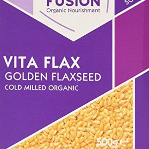 Profusion Organic Vita Flax Golden Flaxseed 500g (Pack of 3)