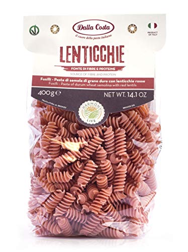 Dalla Costa Dalla Costa Harmony Life Pasta Fusilli with Red Lentils 400 g