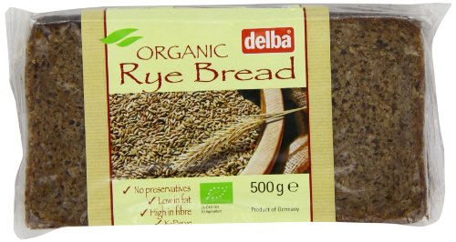 Delba Organic Rye Bread 500 g (Pack of 6)