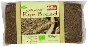 Delba Organic Rye Bread 500 g (Pack of 6)