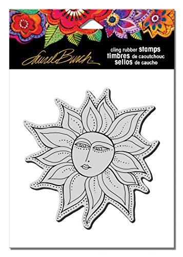 STAMPENDOUS LBCW007 Laurel Burch Rubber Stamp, Sister Sun
