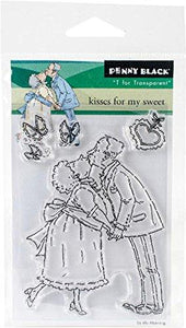 Penny Black Kisses for My Sweet Clear Stamps, 3"x4"