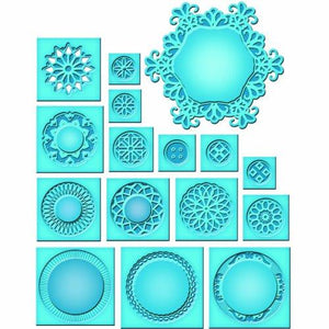 Spellbinders S5-203 Shapeabilities Gold Facets Die Templates