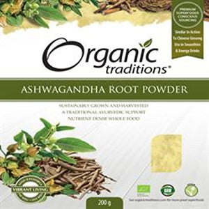 Organic Traditions Ashwagandha Powder 200g