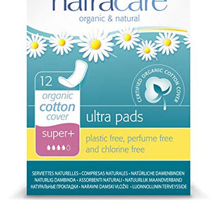 Natracare Ultra Super Plus Pads 12 Count