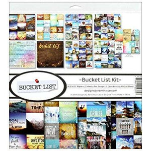Reminisce (REMBC) BUC-200 Bucket List Scrapbook Collection Kit, Multi Color Palette