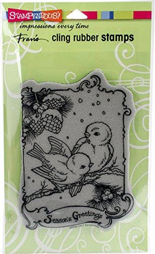 STAMPENDOUS Birdie Greetings Cling Stamp