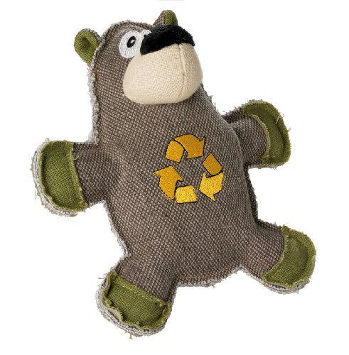 Dog Toy Canvas Cycle Bear   Pack Of 3 | Hunter