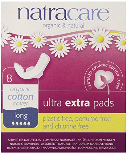 Natracare Ultra Extra Pads Long 8pads X 6 (Pack of 6)