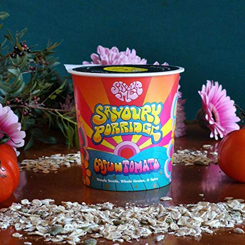 SavourMe Savoury Porridge Healthy Snack Pot (Cajun Tomato)