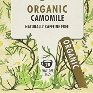 Heath & Heather Tea Infusions Organic Chamomile Teabags (Pack of 6, Total 120)